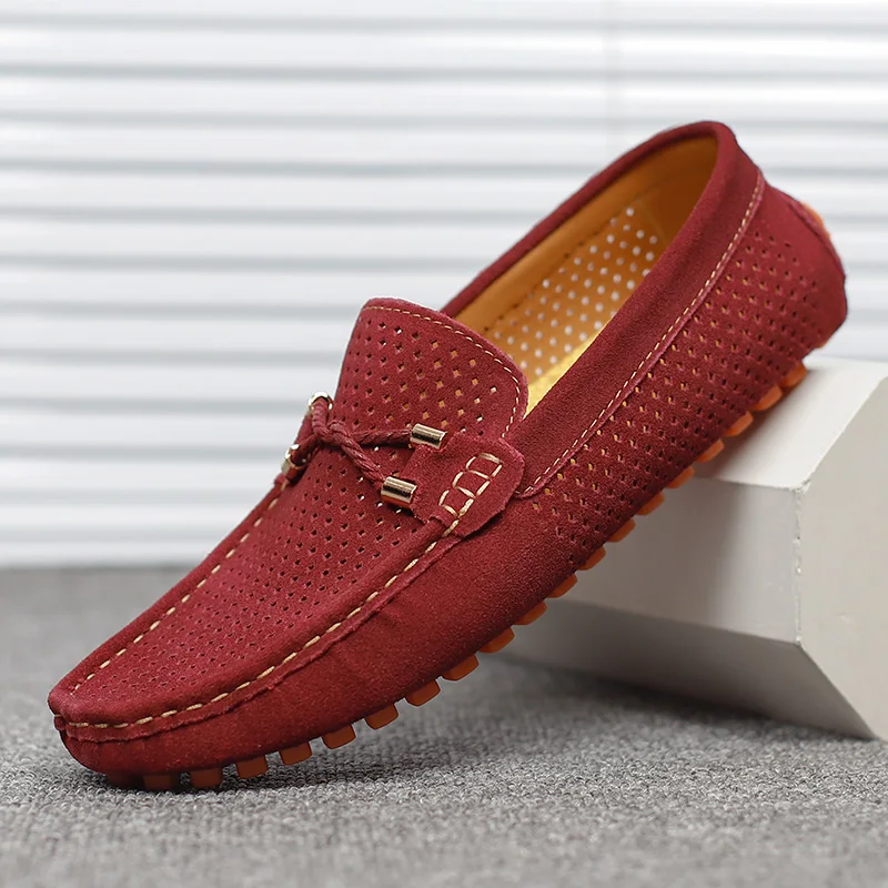 Alessio Perforated Leather Loafers - Image 11