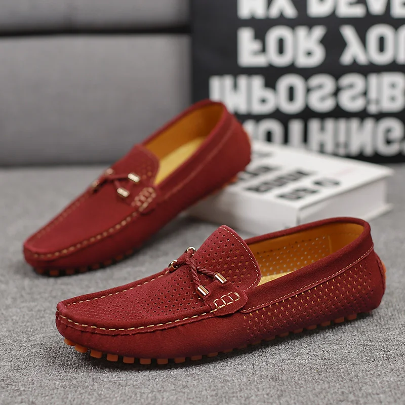 Alessio Perforated Leather Loafers - Image 5