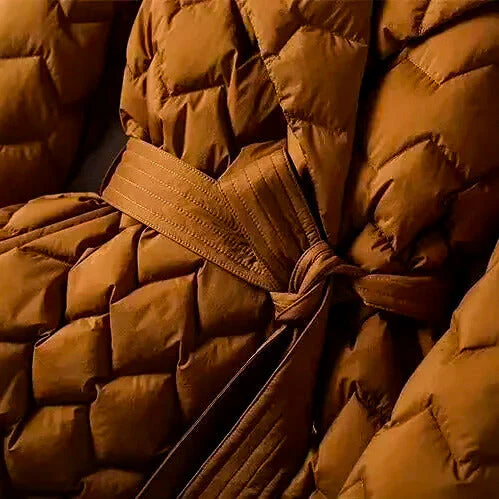 Amara Quilted Down Coat - Image 4