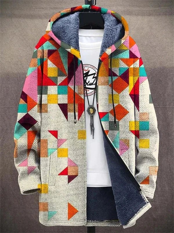 Aurora Mosaic Printed Cardigan - Image 2