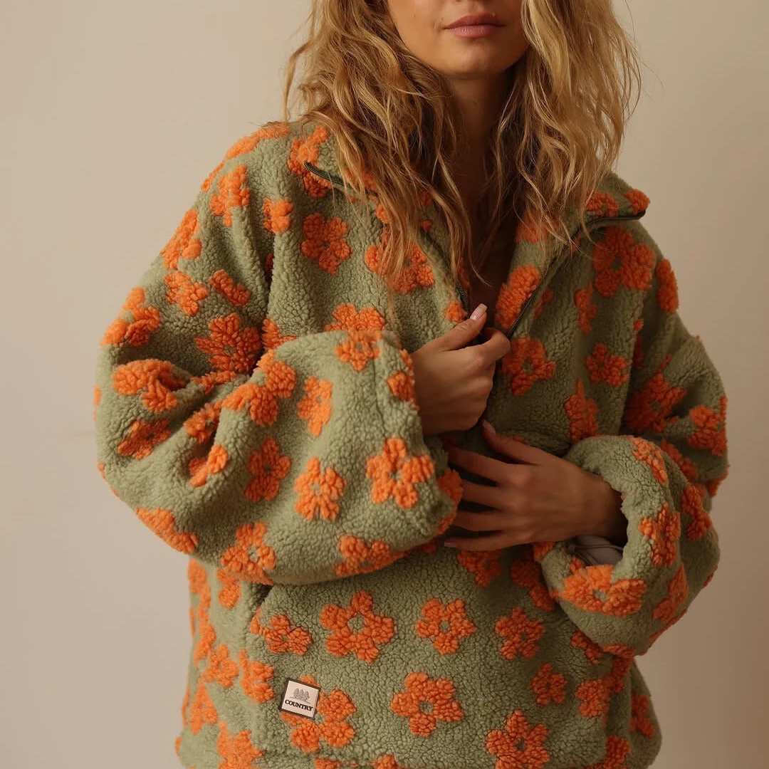 Aveline Petal Fleece Women's Pullover - Image 2