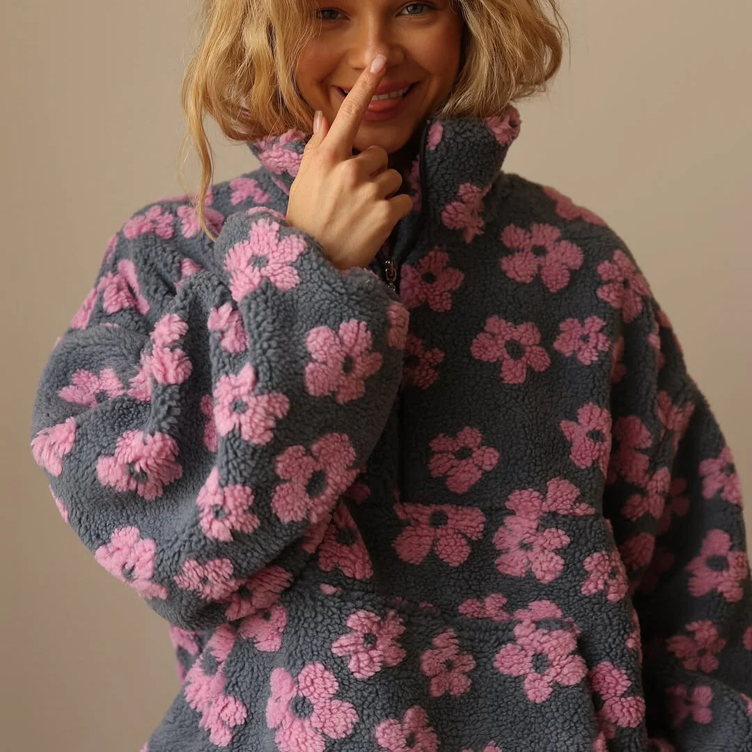 Aveline Petal Fleece Women's Pullover - Image 3