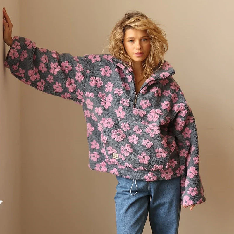 Aveline Petal Fleece Women's Pullover - Image 7