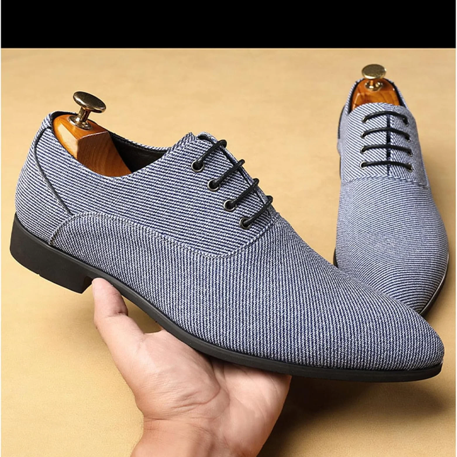 Belford Woven Canvas Oxford - Image 8