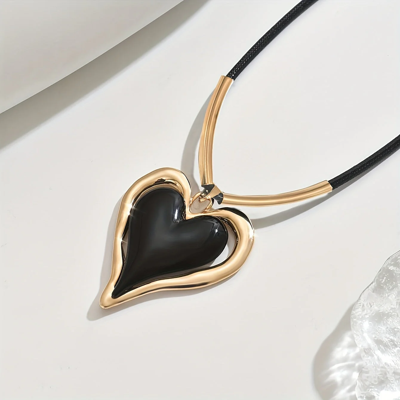 Bella Heart Core Pendant Necklace - Image 6