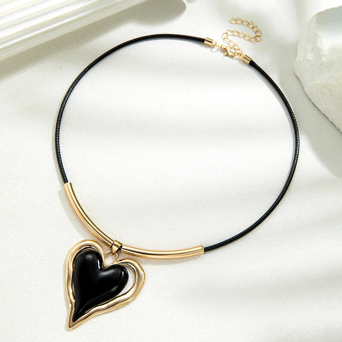 Bella Heart Core Pendant Necklace - Image 7