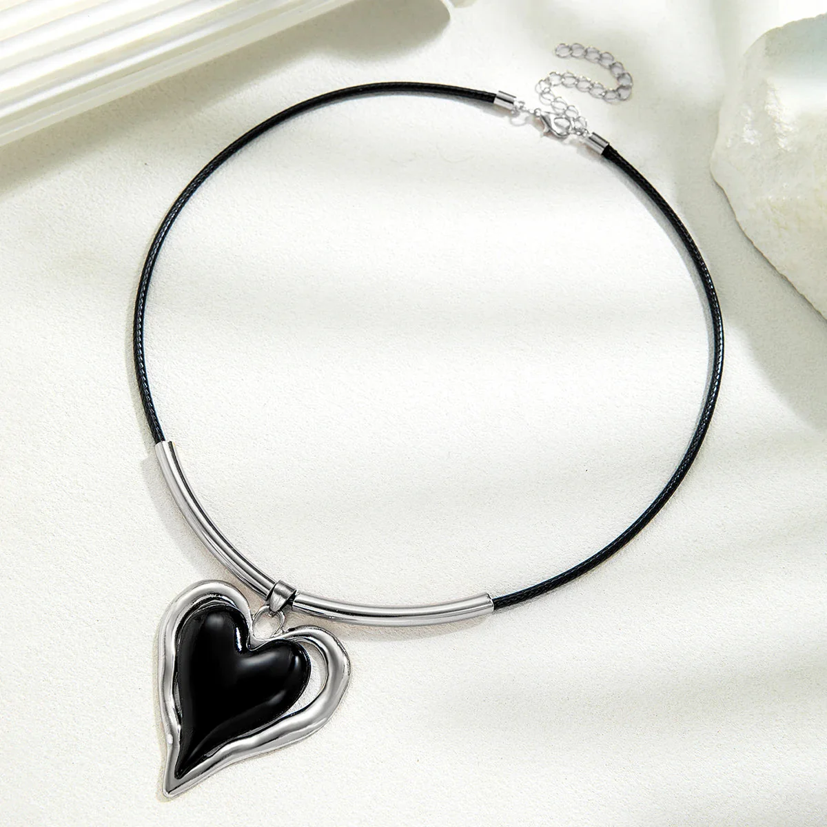 Bella Heart Core Pendant Necklace - Image 9