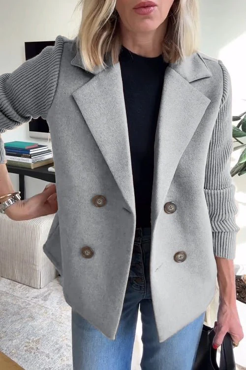 Bellamy Cashmere-Knit Casual Blazer - Image 10