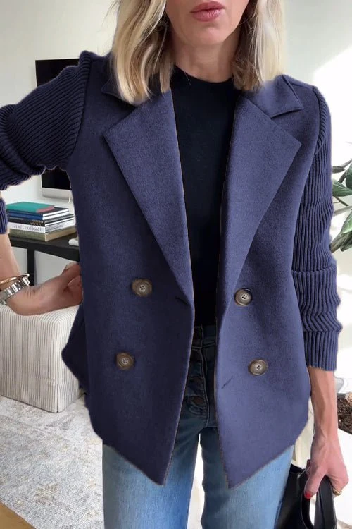 Bellamy Cashmere-Knit Casual Blazer - Image 11