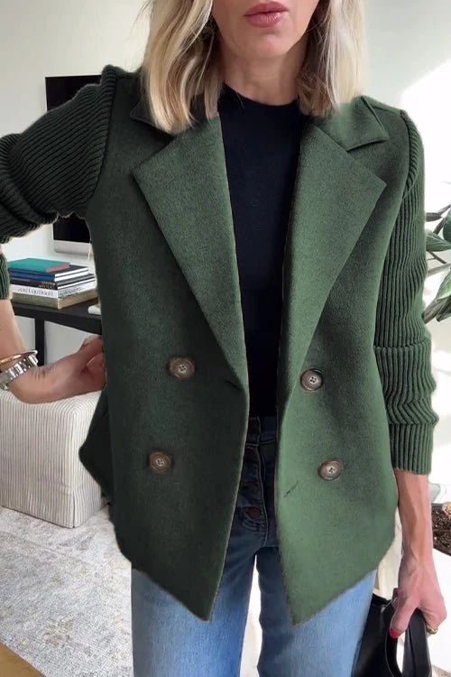 Bellamy Cashmere-Knit Casual Blazer - Image 12