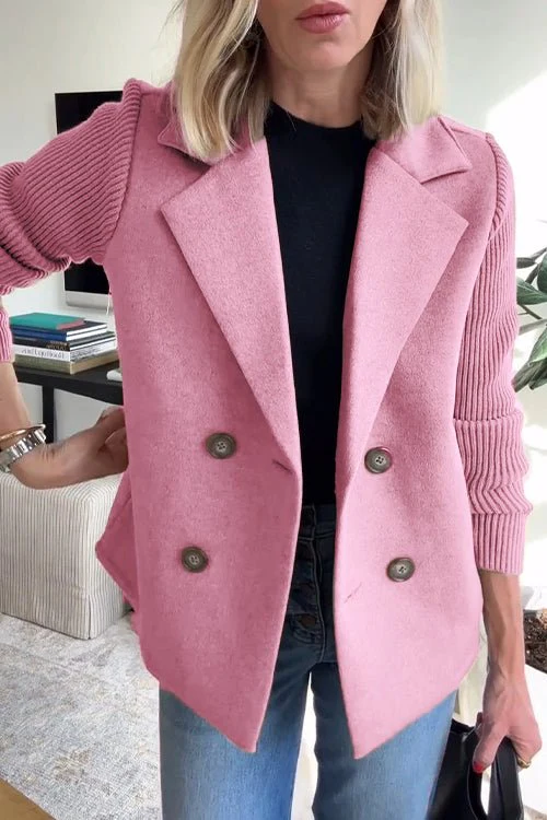 Bellamy Cashmere-Knit Casual Blazer - Image 4