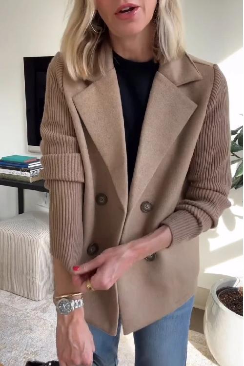 Bellamy Cashmere-Knit Casual Blazer - Image 7