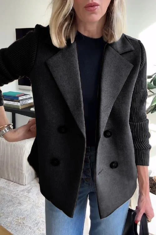 Bellamy Cashmere-Knit Casual Blazer - Image 9