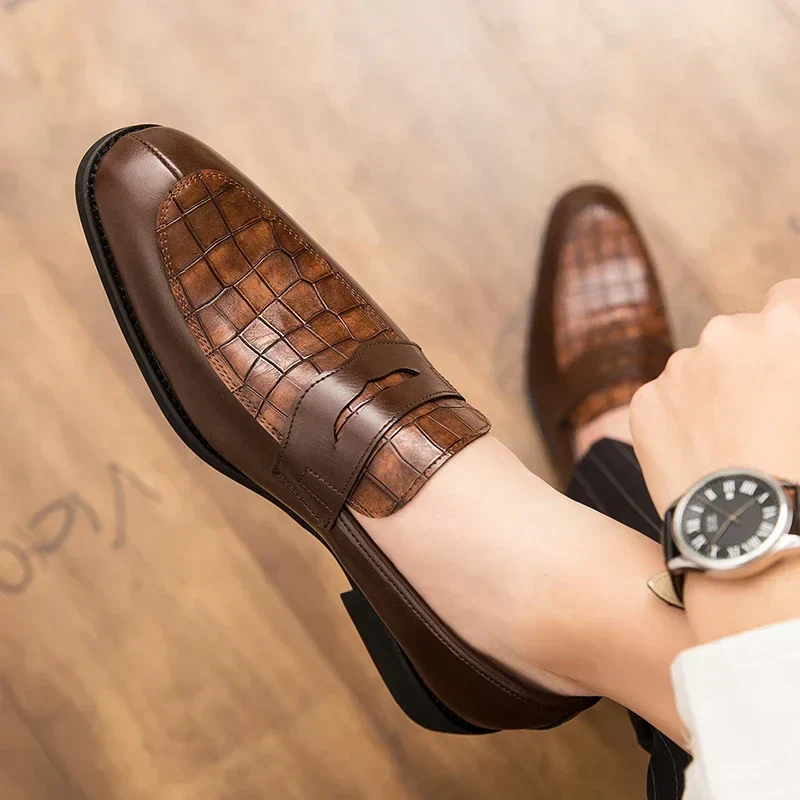 Brunetti Handcrafted Leather Loafers - Image 3