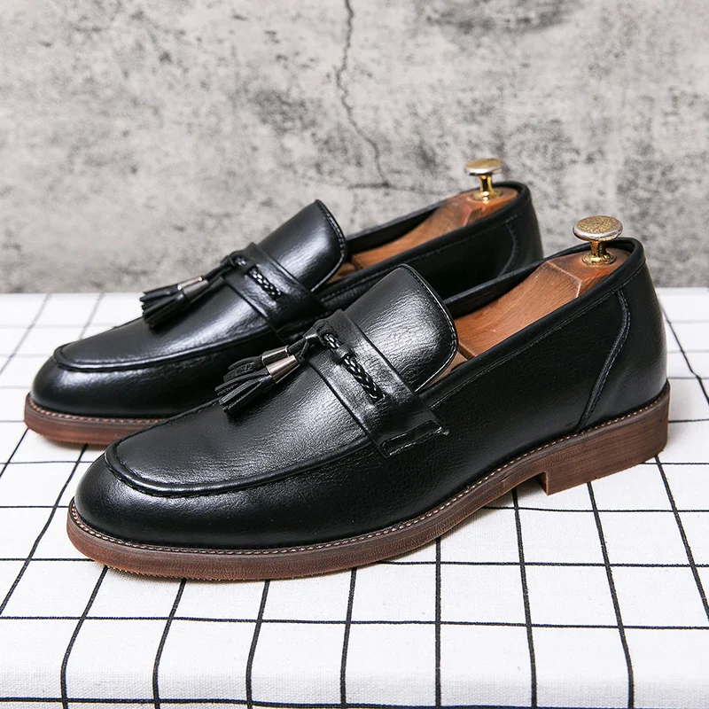 Windsor Leather Tassel Loafers - Image 12