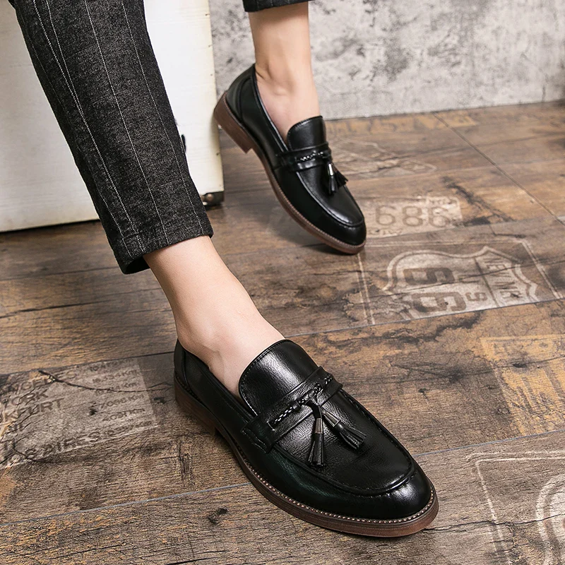 Windsor Leather Tassel Loafers - Image 18