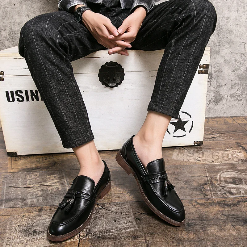 Windsor Leather Tassel Loafers - Image 21