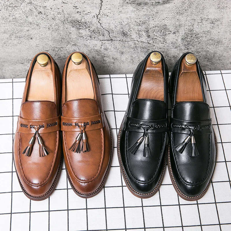 Windsor Leather Tassel Loafers - Image 24
