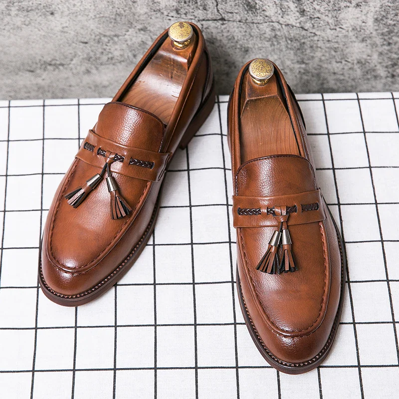 Windsor Leather Tassel Loafers - Image 3