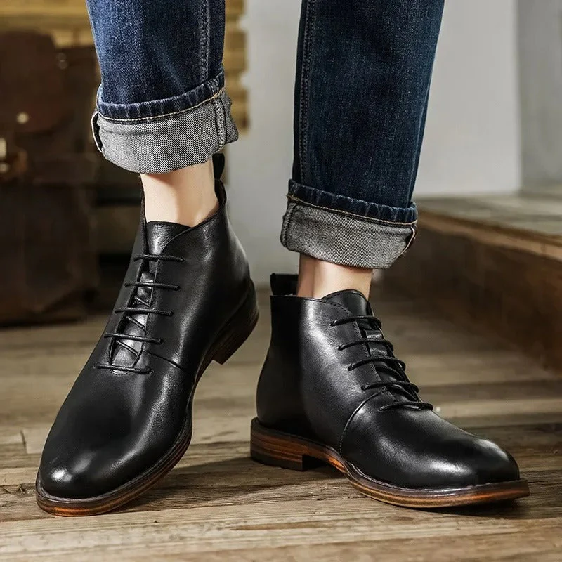 Camden Handcrafted Leather Ankle Boot - Image 10