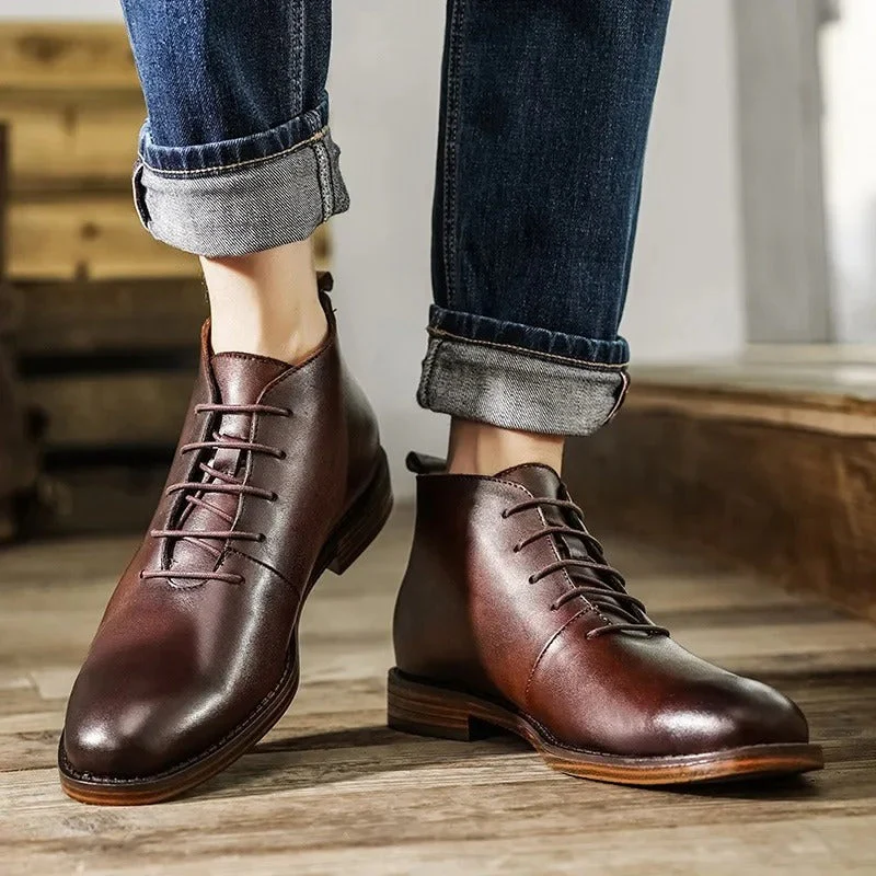 Camden Handcrafted Leather Ankle Boot - Image 2