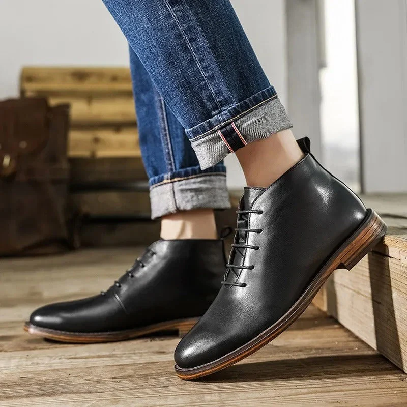 Camden Handcrafted Leather Ankle Boot - Image 9
