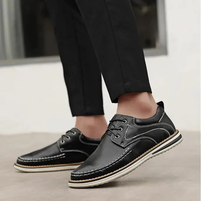 Camden Leather Moc Oxfords - Image 11