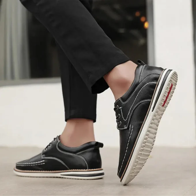 Camden Leather Moc Oxfords - Image 12