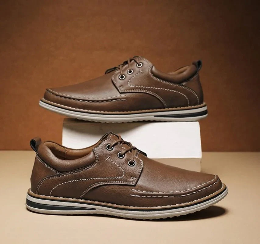 Camden Leather Moc Oxfords - Image 3