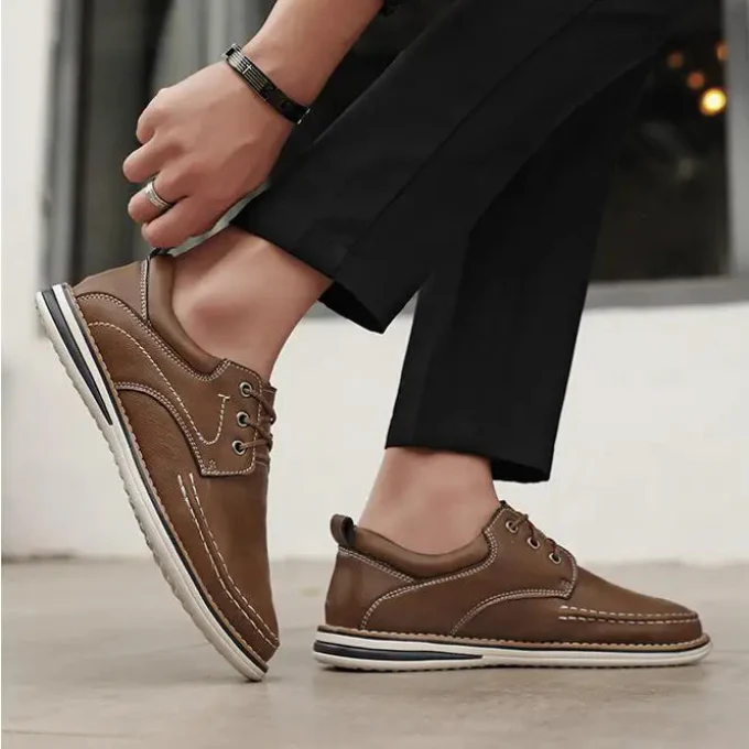 Camden Leather Moc Oxfords - Image 5