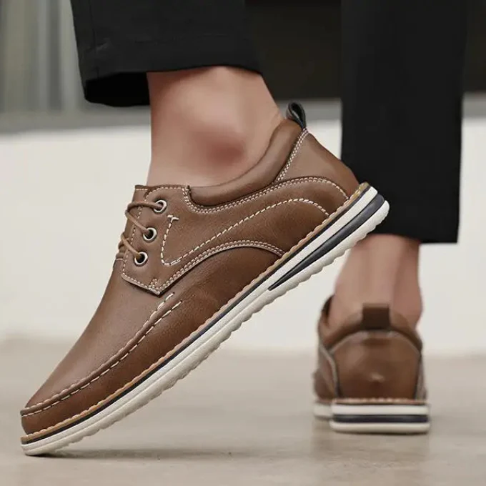 Camden Leather Moc Oxfords - Image 6
