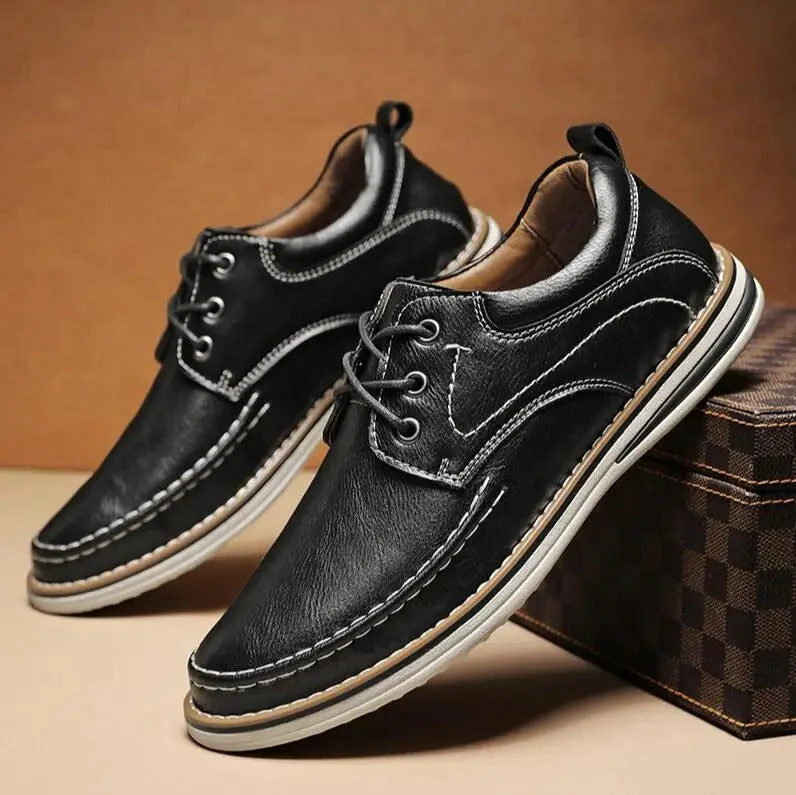 Camden Leather Moc Oxfords - Image 8