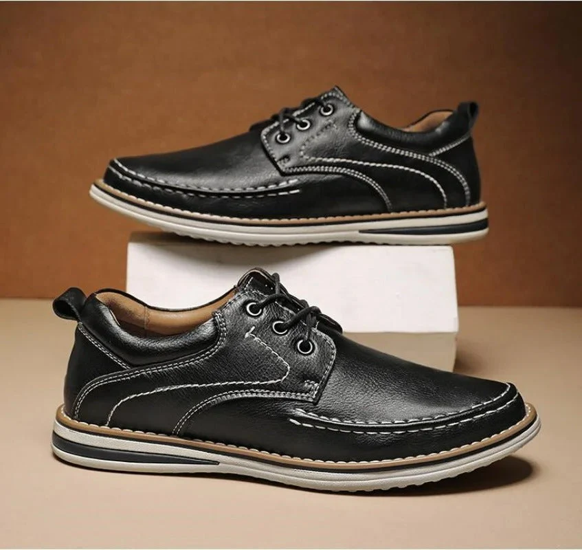 Camden Leather Moc Oxfords - Image 9
