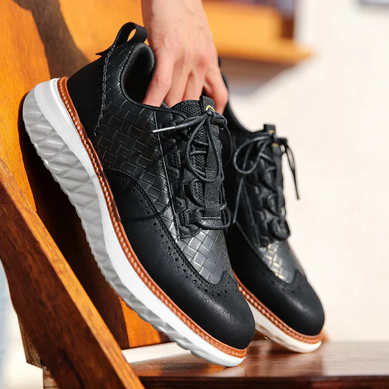 Camden Vale Leather Sneakers - Image 3