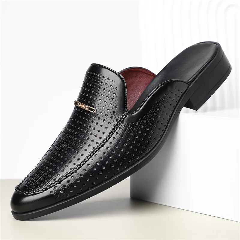Carvelli Prestige Perforated Mules - Image 11