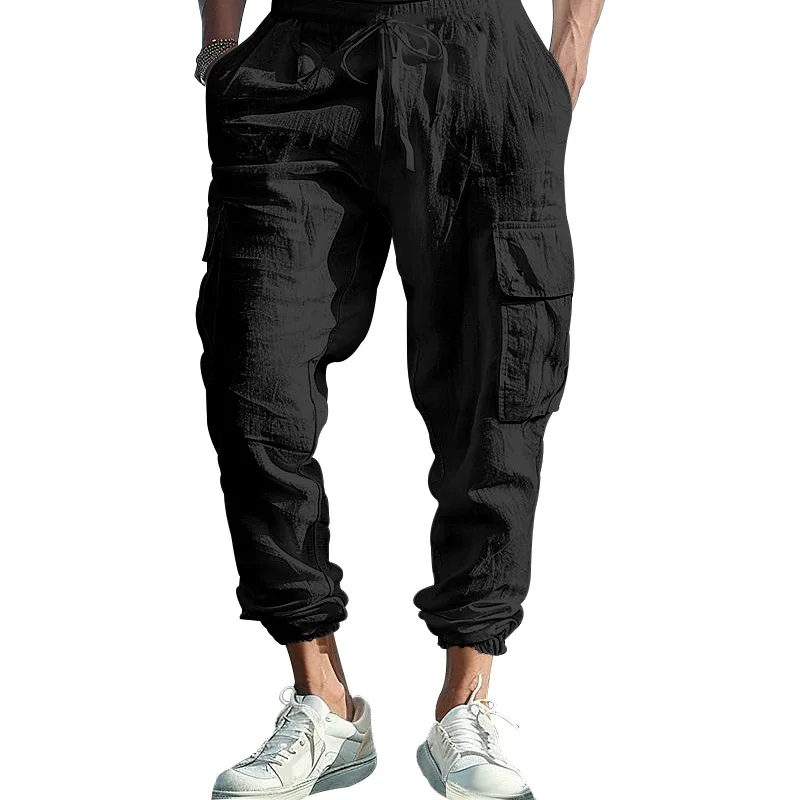 Castano Urban Linen Cargo Pants - Image 4