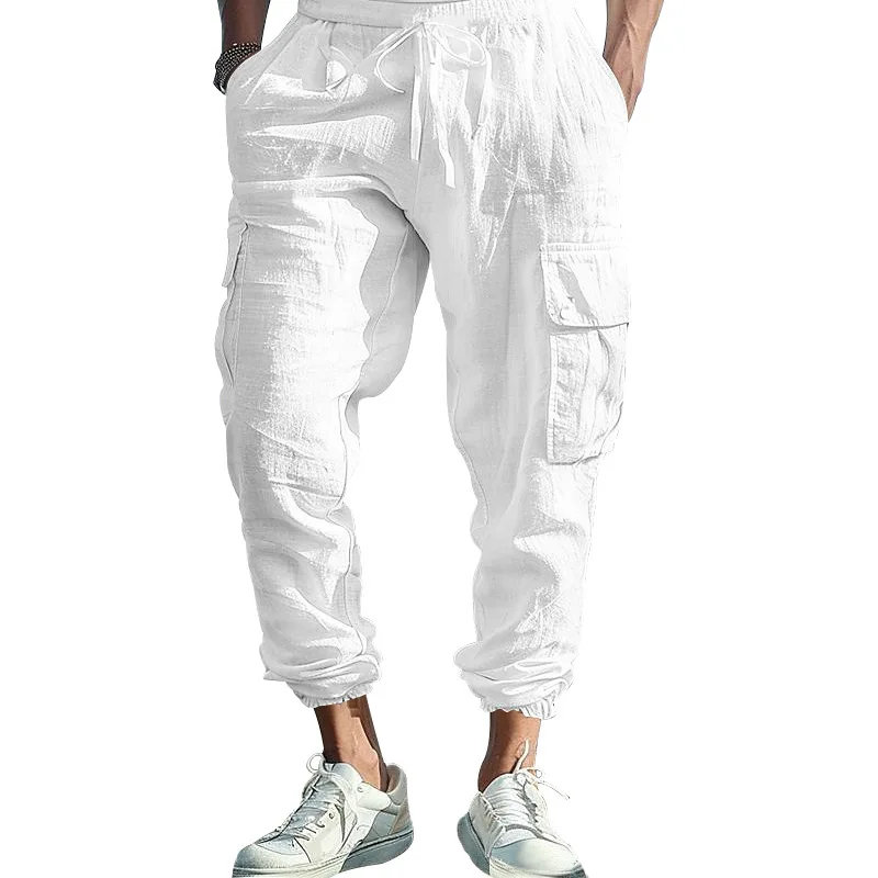 Castano Urban Linen Cargo Pants - Image 5
