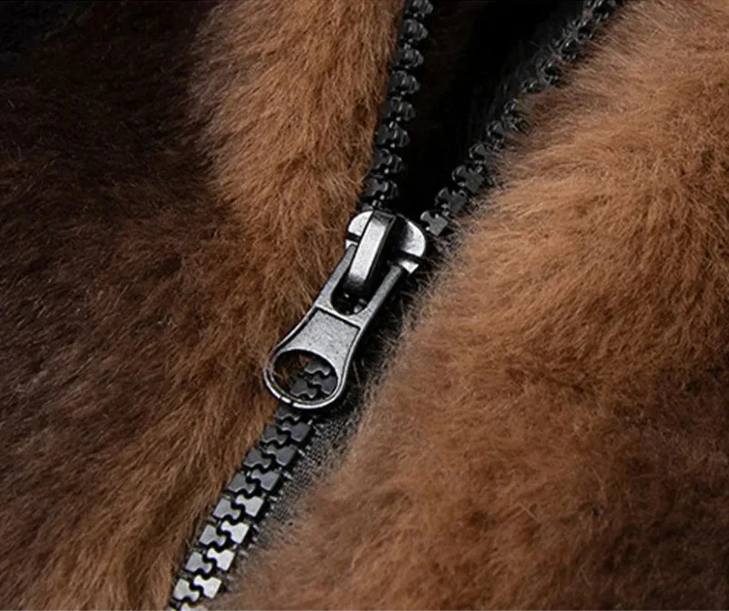 Women's Cavalli Fur Bomber Coat - Image 6