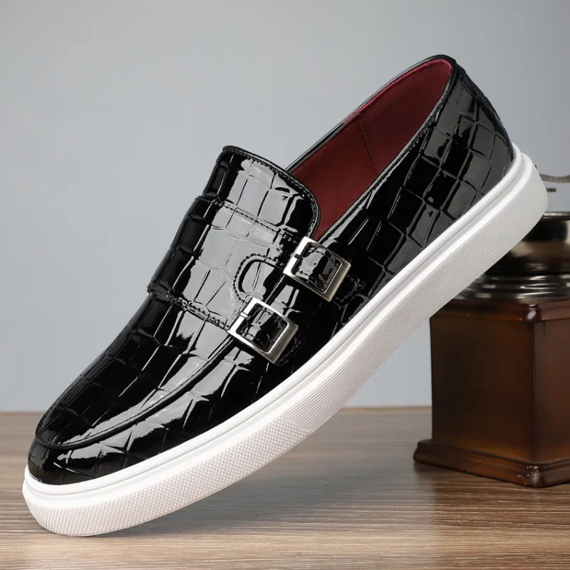 Cavallo Embossed Leather Sneakers - Image 10