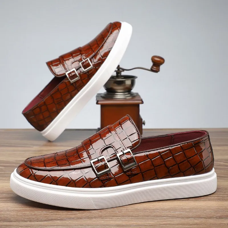 Cavallo Embossed Leather Sneakers - Image 5