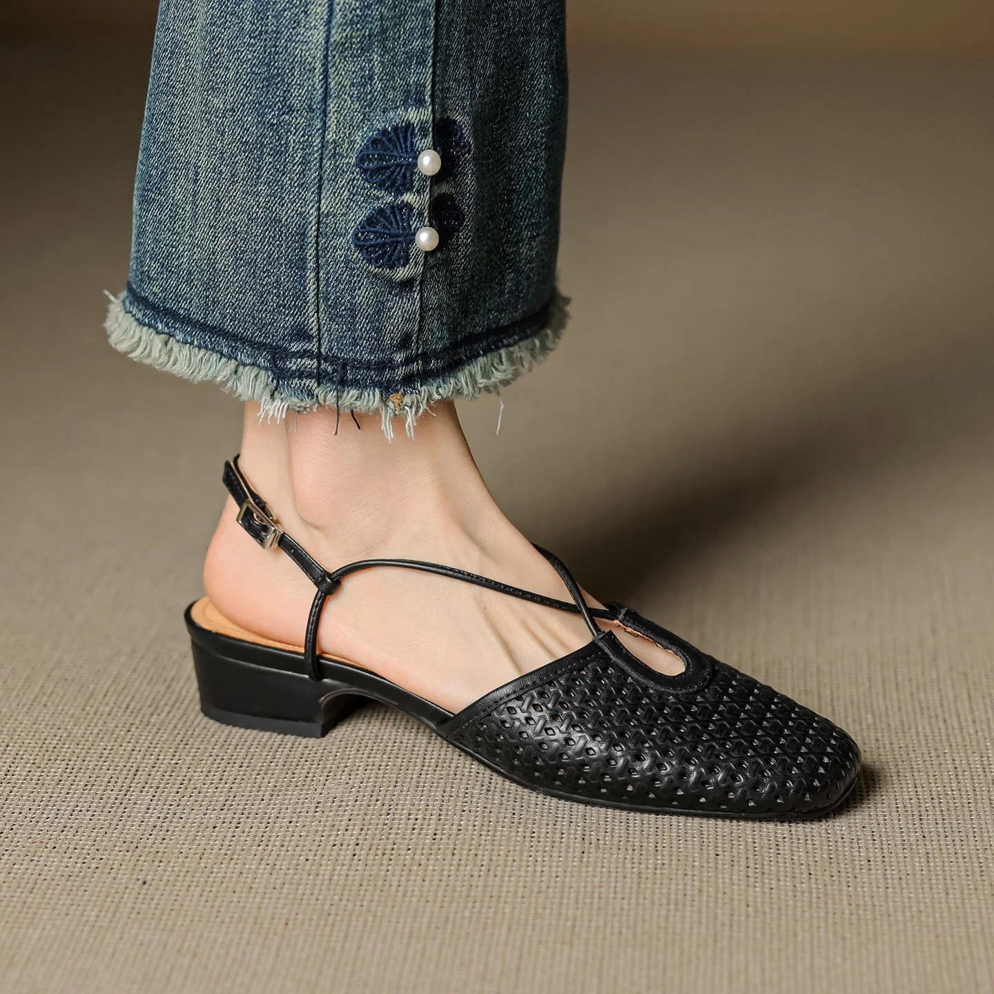 Cecilia Italian Leather Slingbacks - Image 20