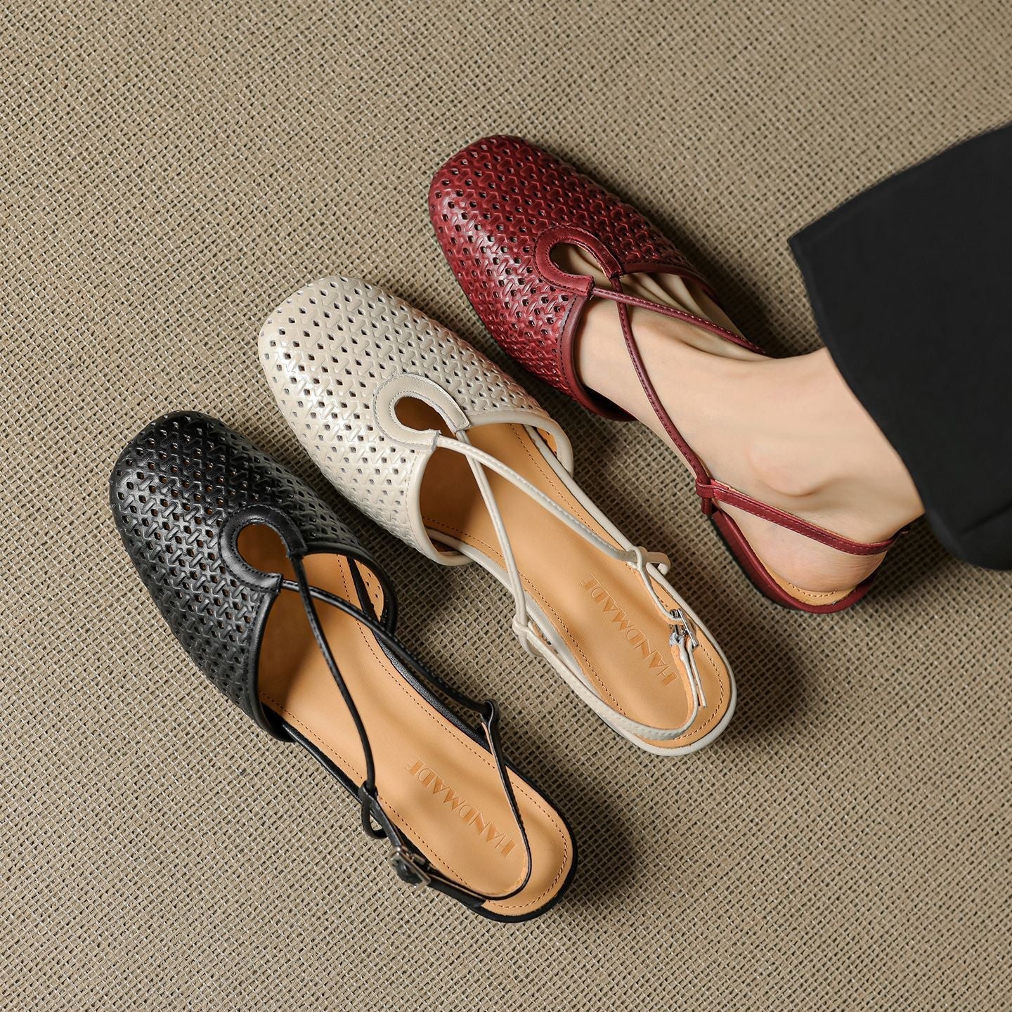 Cecilia Italian Leather Slingbacks - Image 24