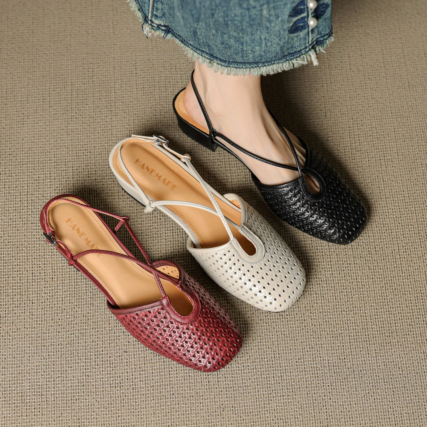 Cecilia Italian Leather Slingbacks - Image 25