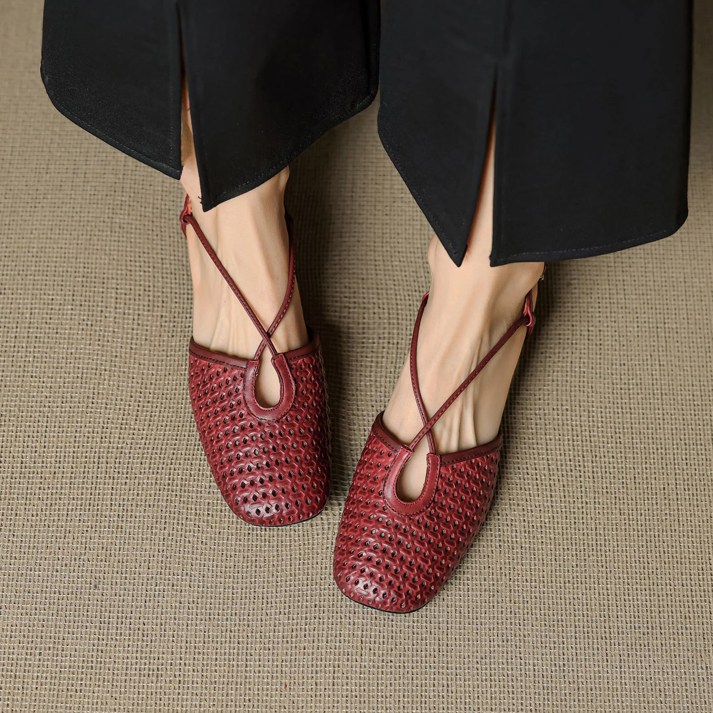 Cecilia Italian Leather Slingbacks - Image 5