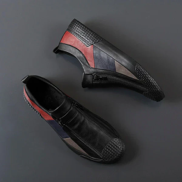 Corvin Street Zip Leather Sneaker - Image 2