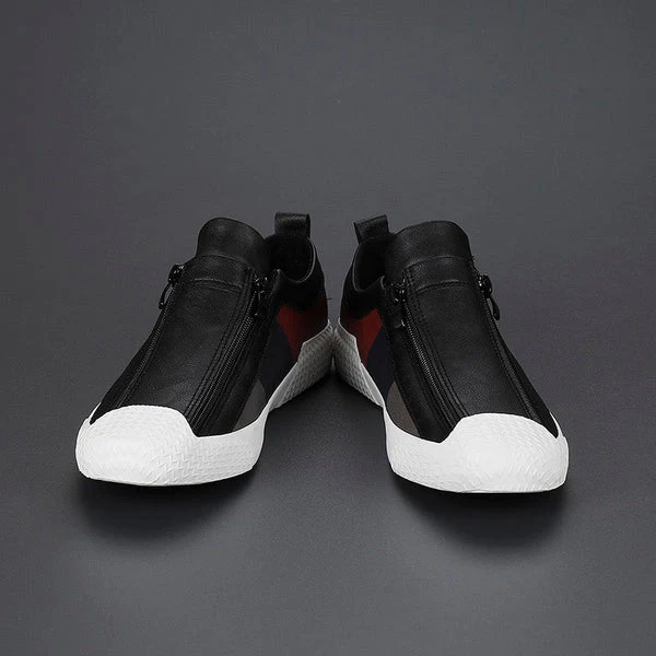Corvin Street Zip Leather Sneaker - Image 6