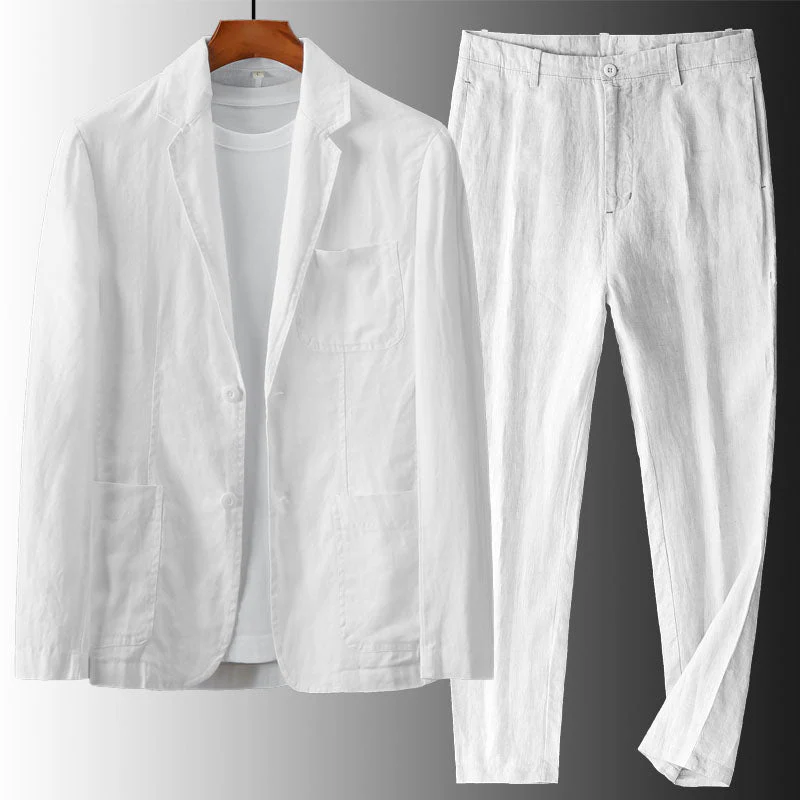 Santino Linen Suit Set - Image 5