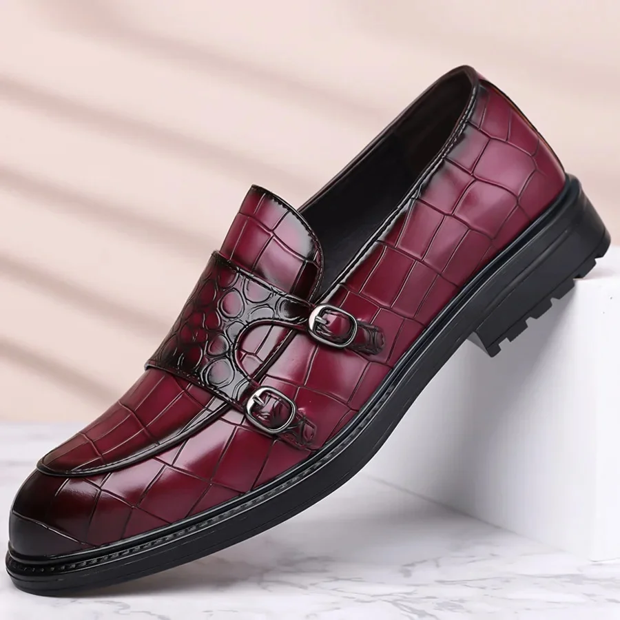 Giovanni Dual Monk Loafers - Image 8