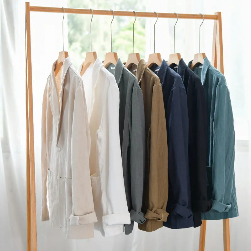Hampton Dusk Linen Blazer - Image 2