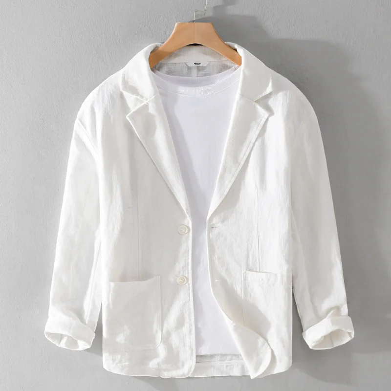 Hampton Dusk Linen Blazer - Image 4